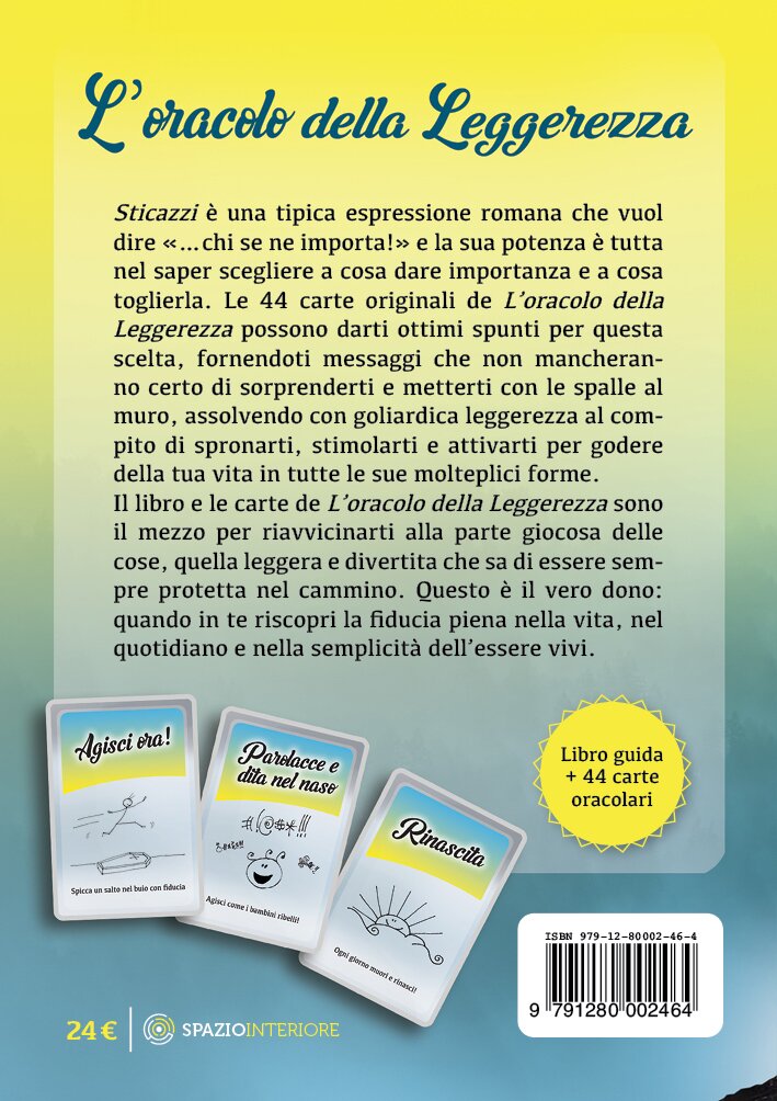 L'ORACOLO DELLA LEGGEREZZA STICAZZI – Edizioni Spazio Interiore