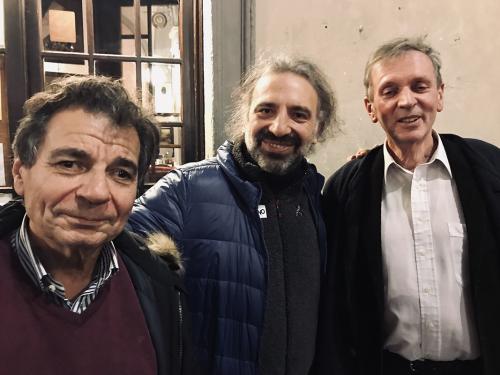 Corrado Malanga, Stefano Boillani e Rupert Sheldrake, Firenze 2019