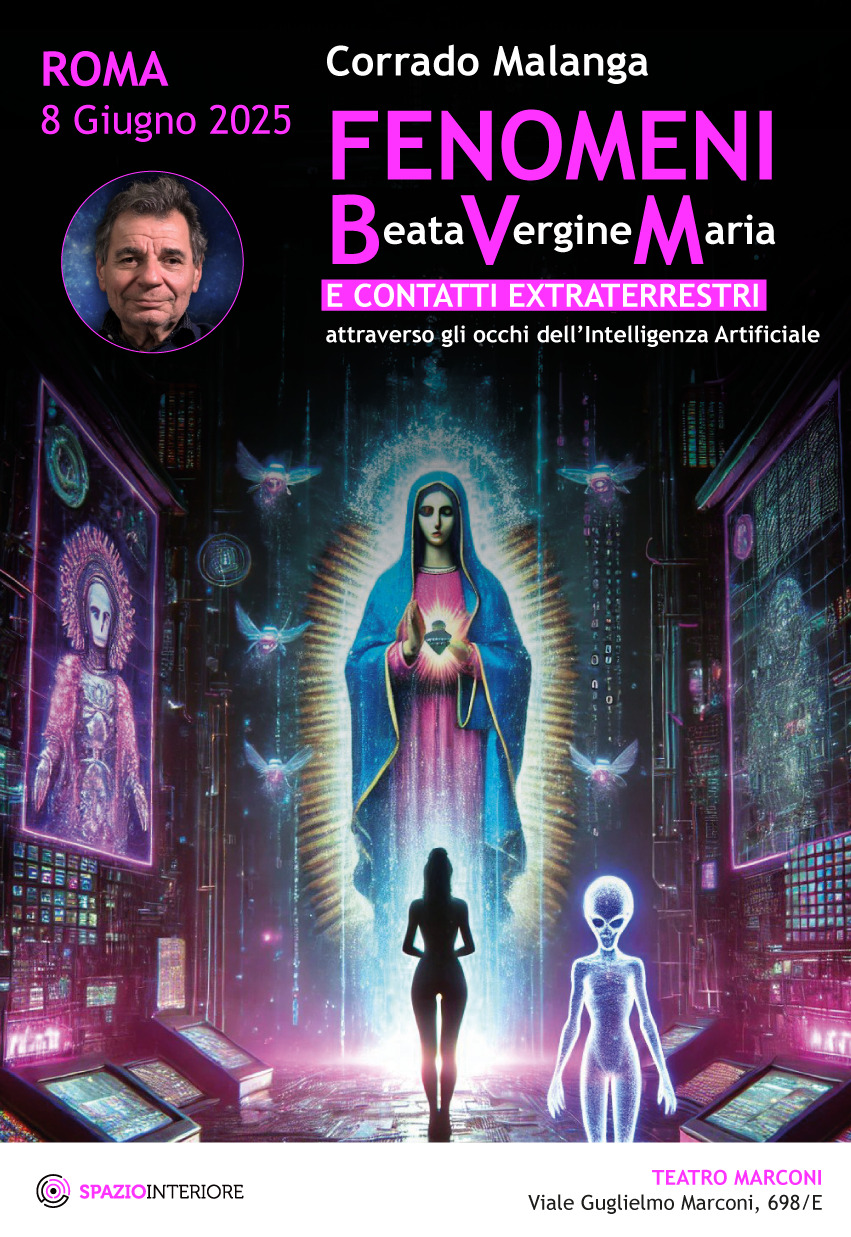 Locandina dell'evento Fenomeni Beata Vergine Maria, Roma 8 giugno 2025