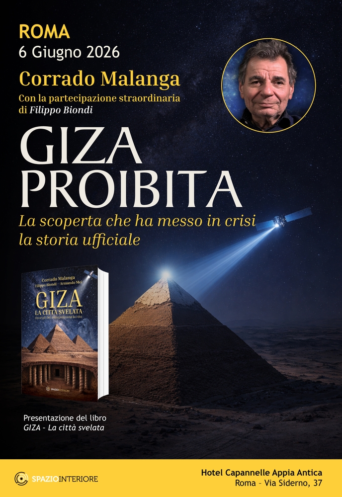 Locandina dell'evento Giza proibita, Roma 6 giugno 2026